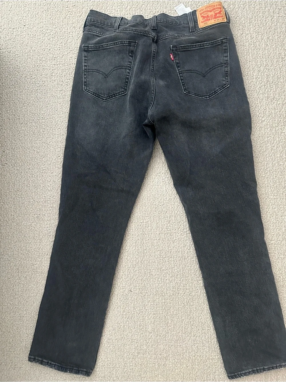 Levi's 511 Straight Jeans - Charcoal Gray